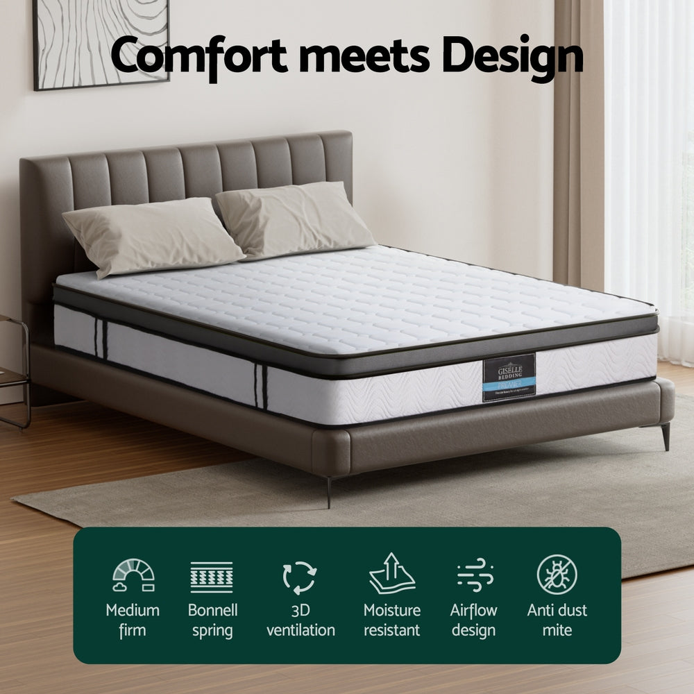 Halo (King) Cool Gel Spring Mattress – 25cm - Homecoze