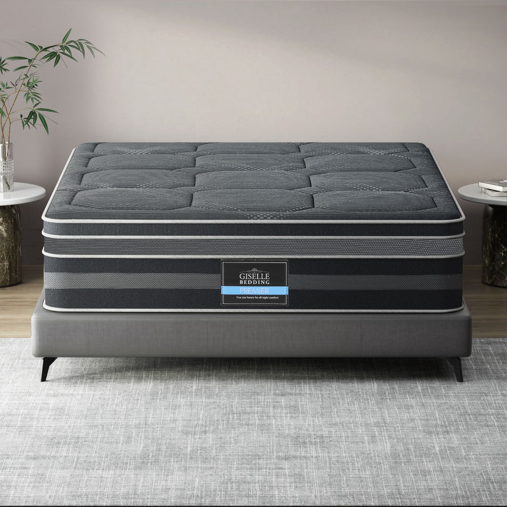 Giselle Bedding 35cm Mattress Bamboo Cover Double - Homecoze