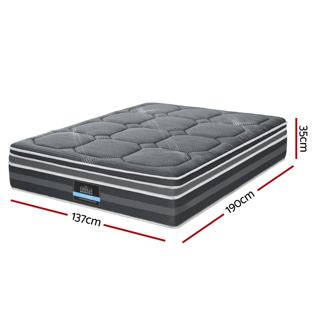 Apollo (Double) Dual Euro Top Mattress – 35cm - Homecoze