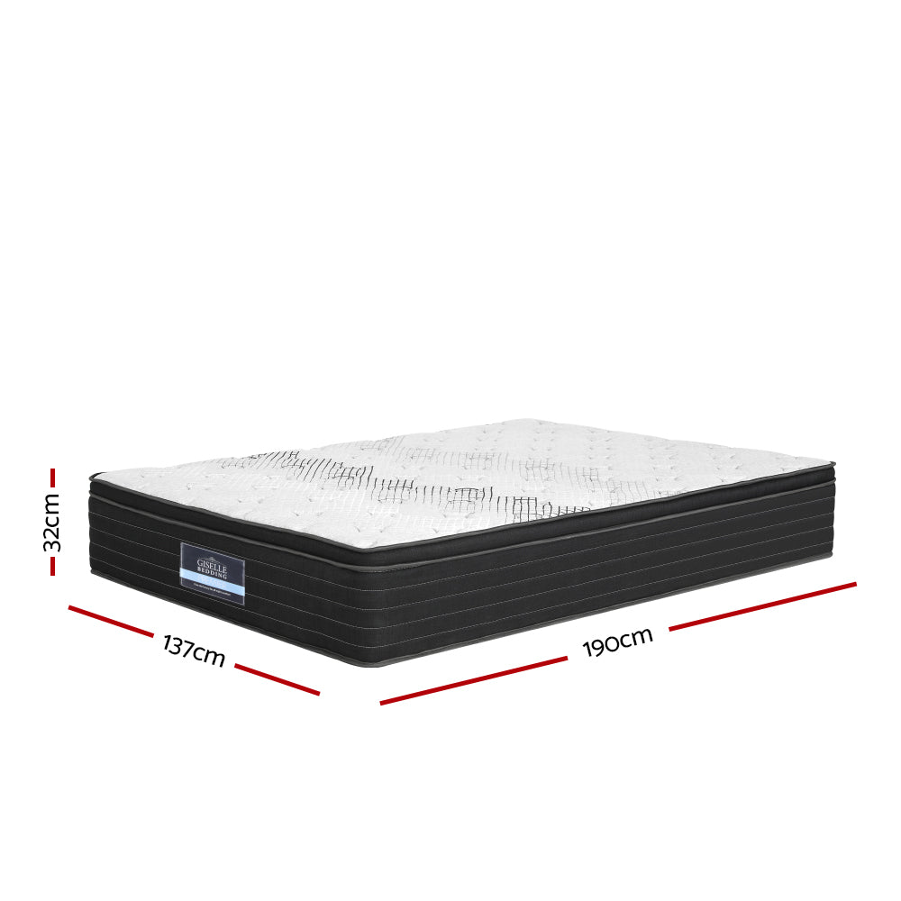 Lunaris (Double) Super-Firm Pocket Spring Mattress | 32cm - Homecoze