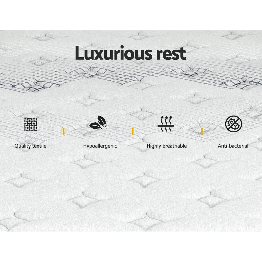 Lunaris (King) Extra-Firm Pocket Spring Mattress – 32cm - Homecoze