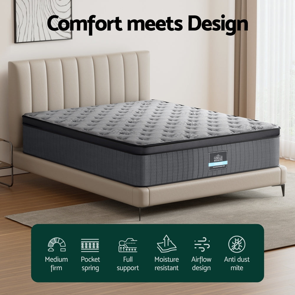 Cometrix (King) Euro Top Mattress | 34cm - Homecoze