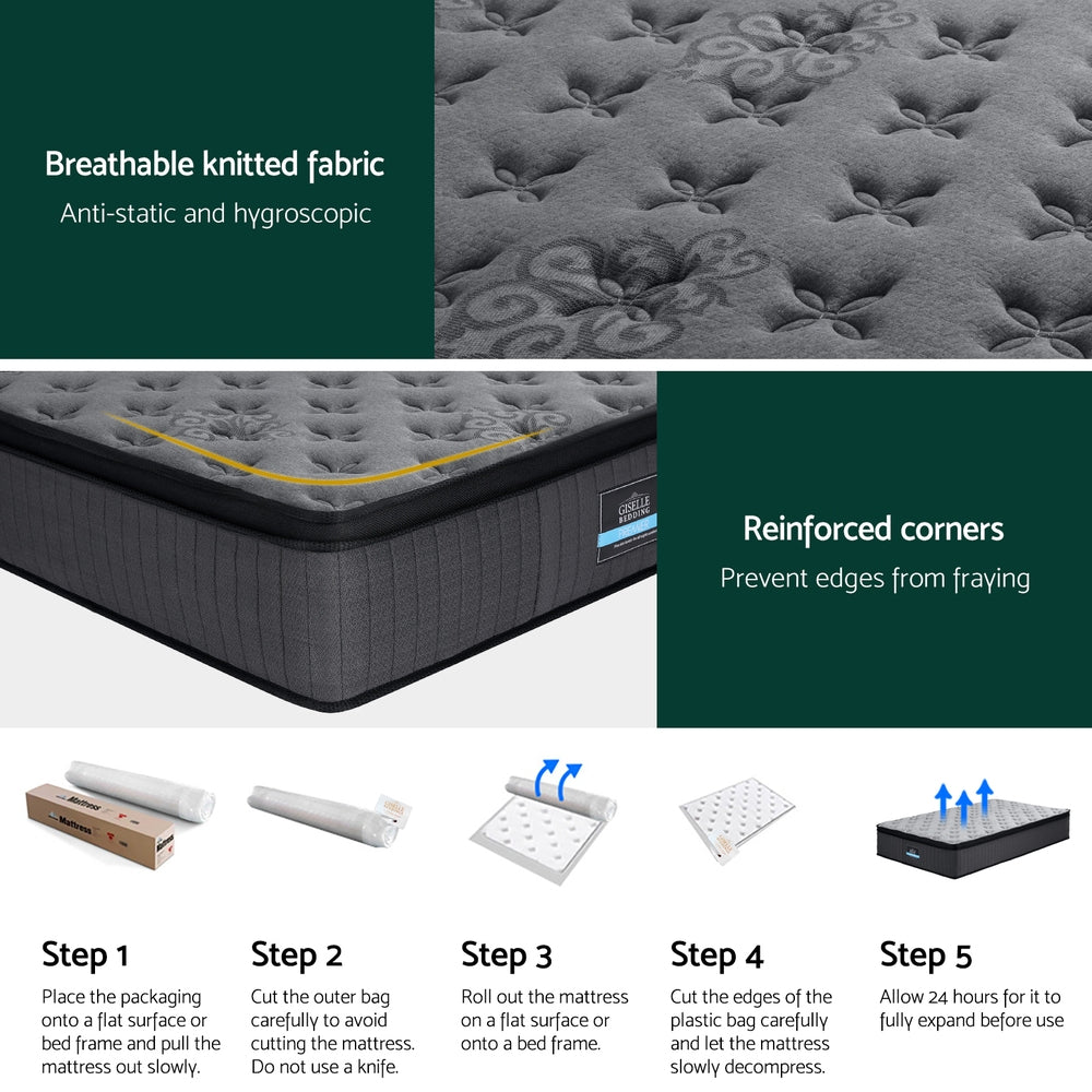 Cometrix (Single) Euro Top Mattress | 34cm - Homecoze