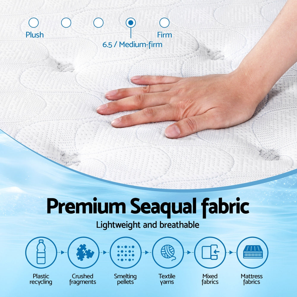 Zephyra (King Single) Cool Gel Euro Top Mattress | 30cm - Homecoze