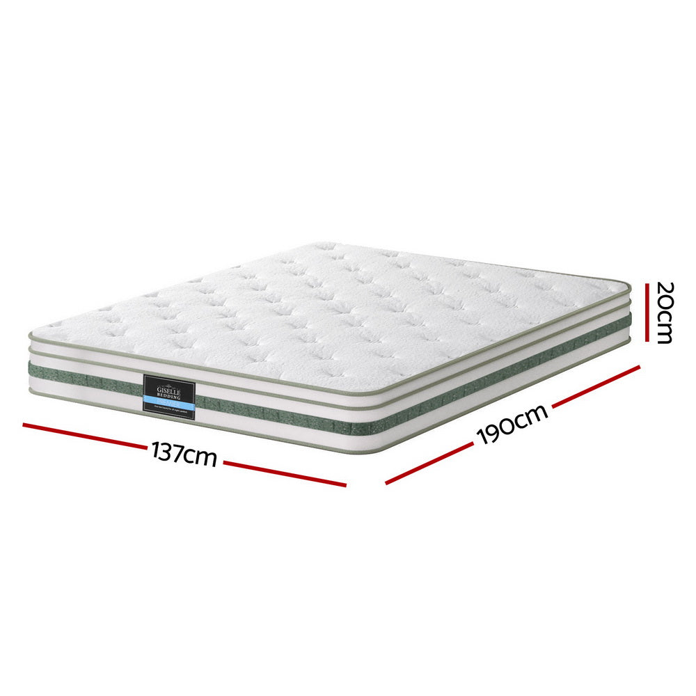 Mintara (Double) Euro Top Mattress | 20cm - Homecoze
