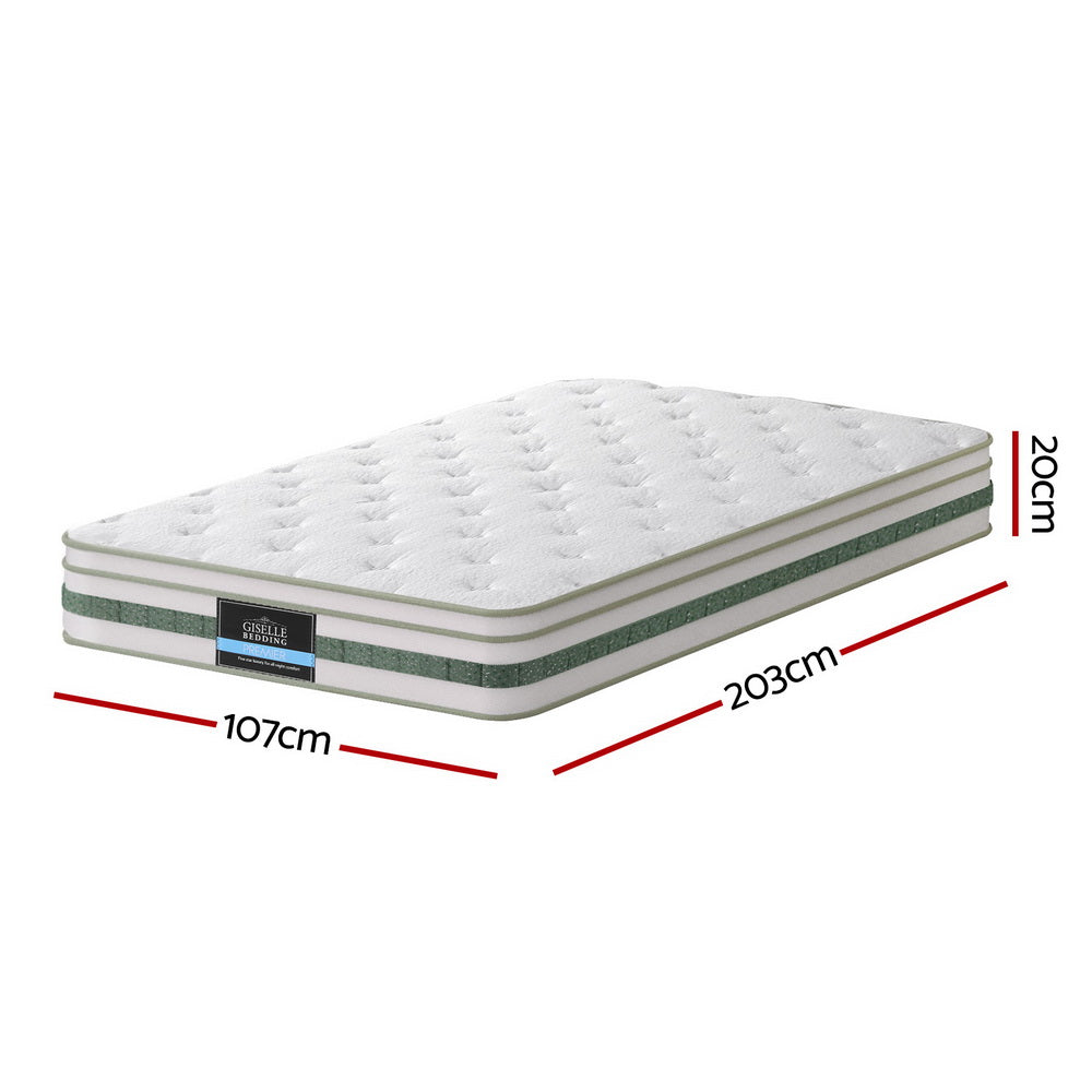 Mintara (King Single) Euro Top Mattress | 20cm - Homecoze