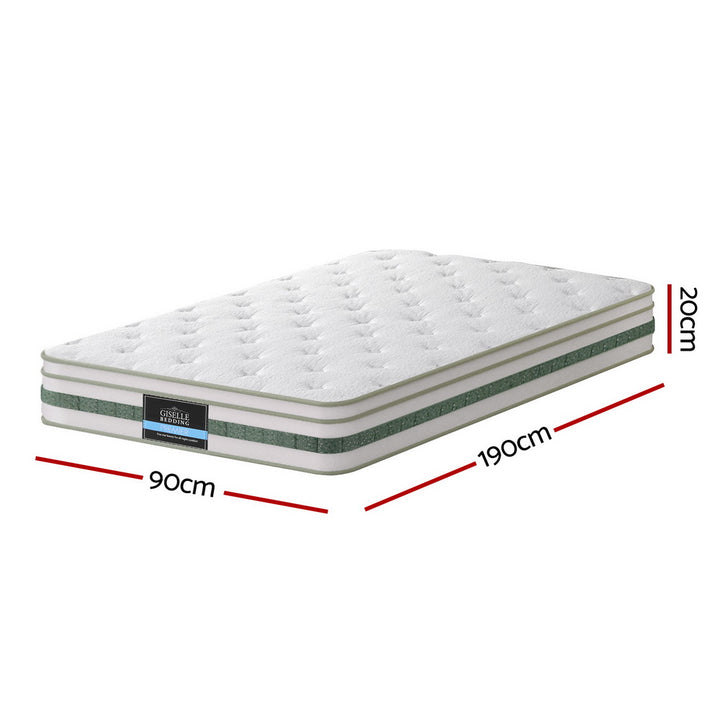 Mintara (Single) Euro Top Mattress | 20cm - Homecoze