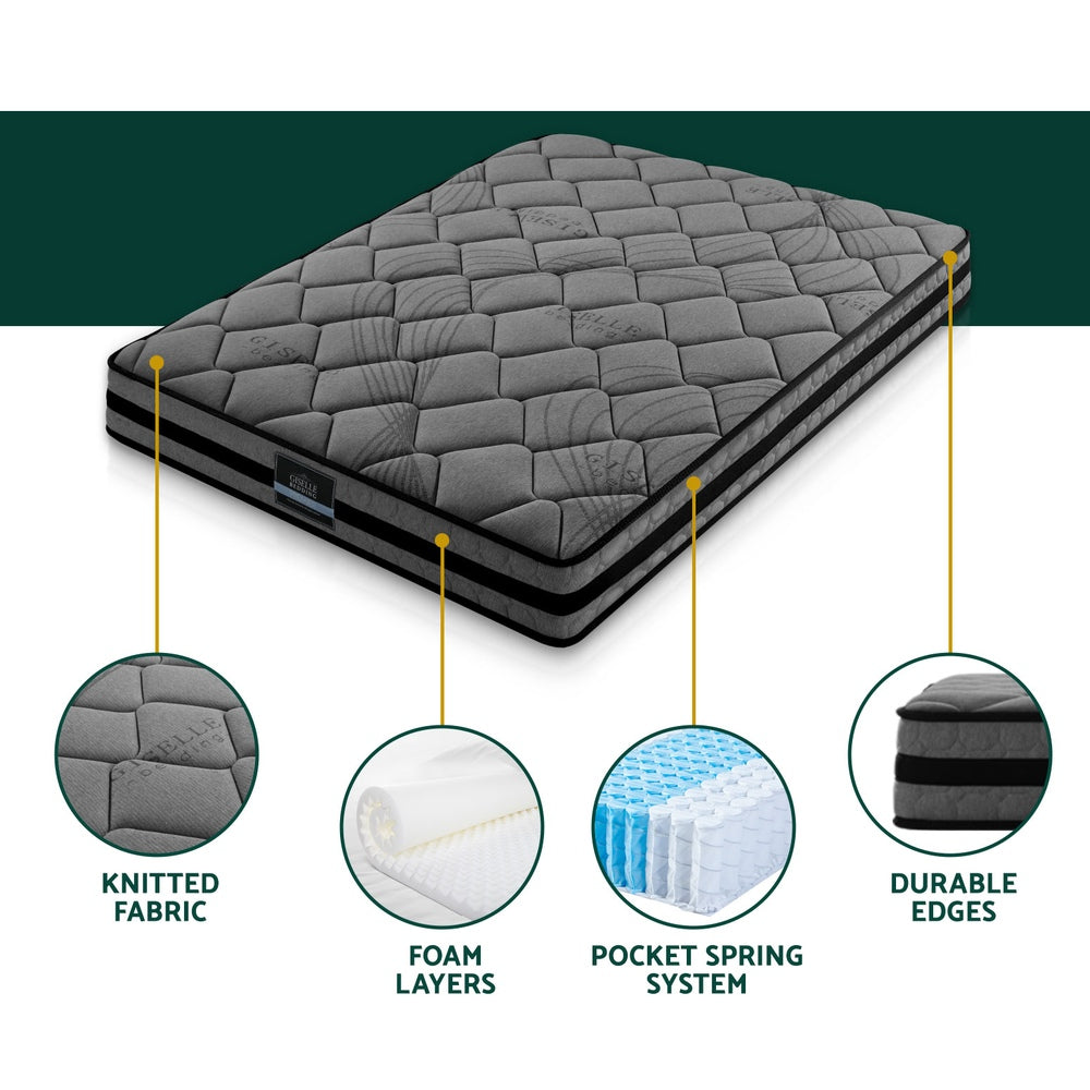 Cosmos (King) Pocket Spring Mattress | 22cm - Homecoze