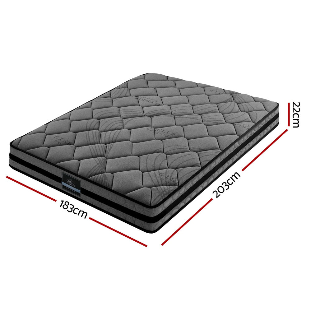 Cosmos (King) 5-Zone Pocket Spring Mattress – 22cm - Homecoze