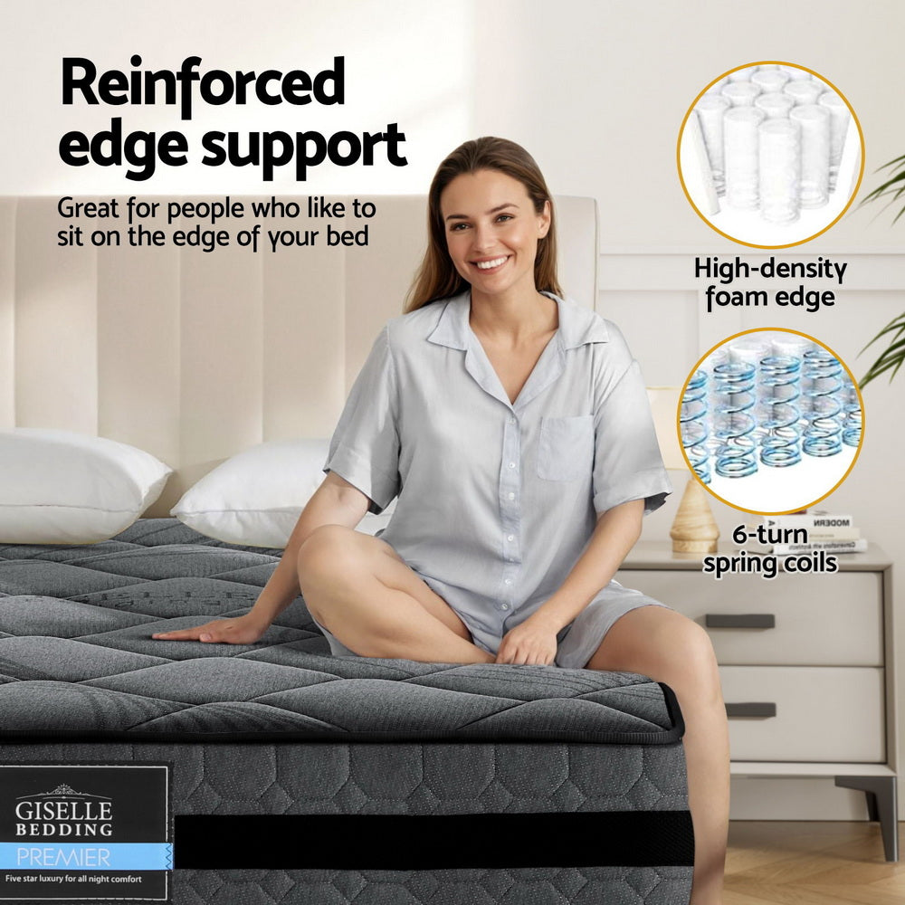 Cosmos (King) 5-Zone Pocket Spring Mattress – 22cm - Homecoze