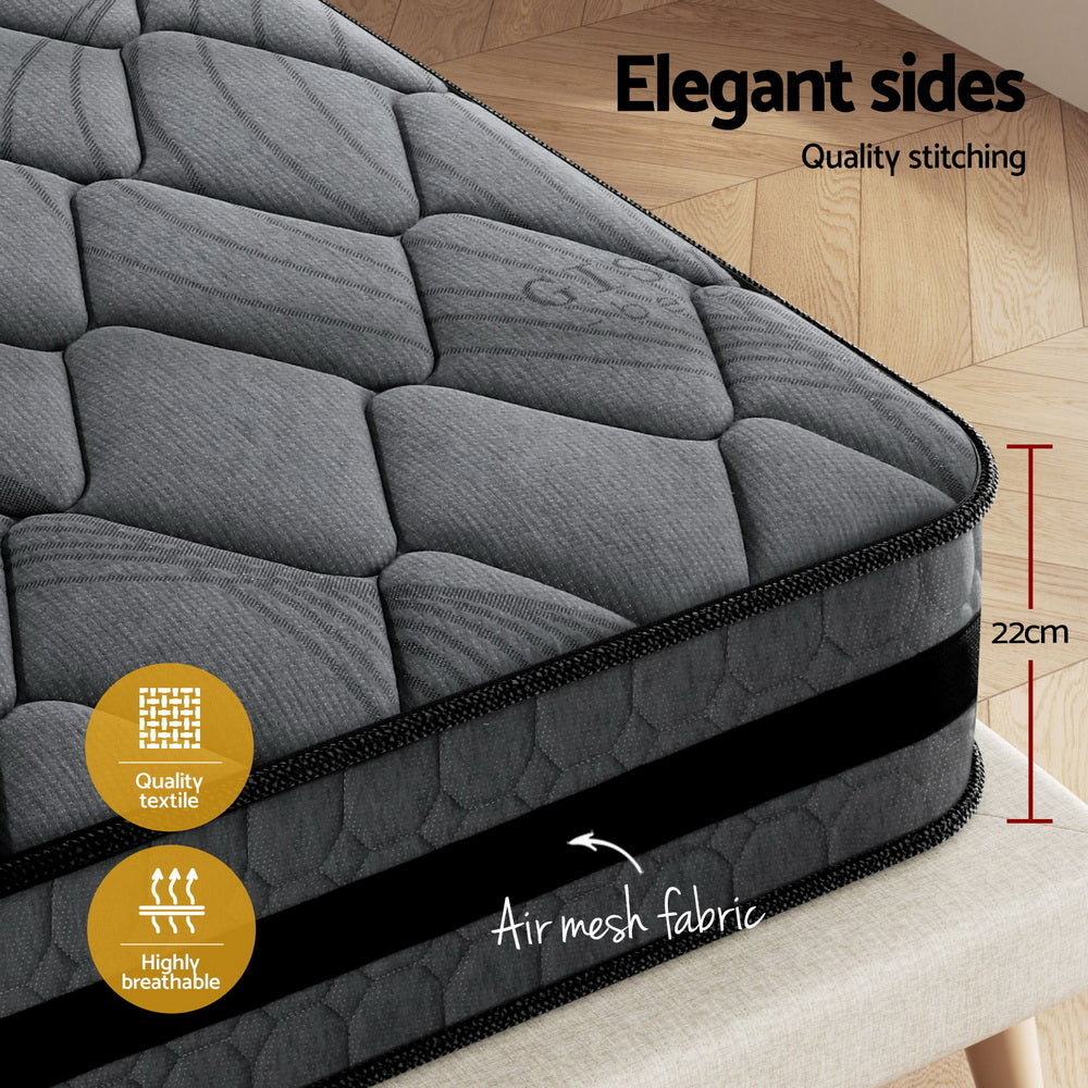 Cosmos (King) 5-Zone Pocket Spring Mattress – 22cm - Homecoze