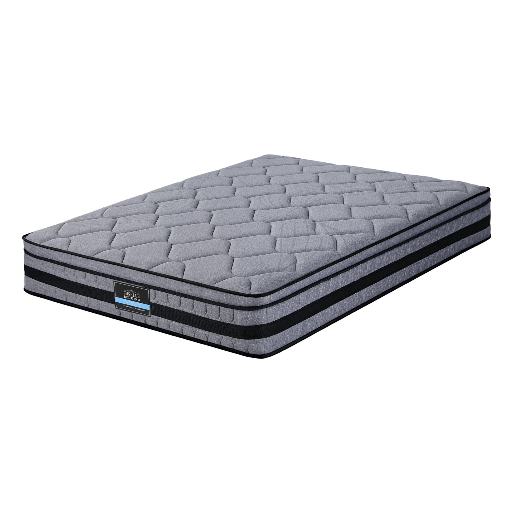 Giselle Bedding 34cm Double Mattress Hybrid, Pocket Spring Bed Mattress - Homecoze