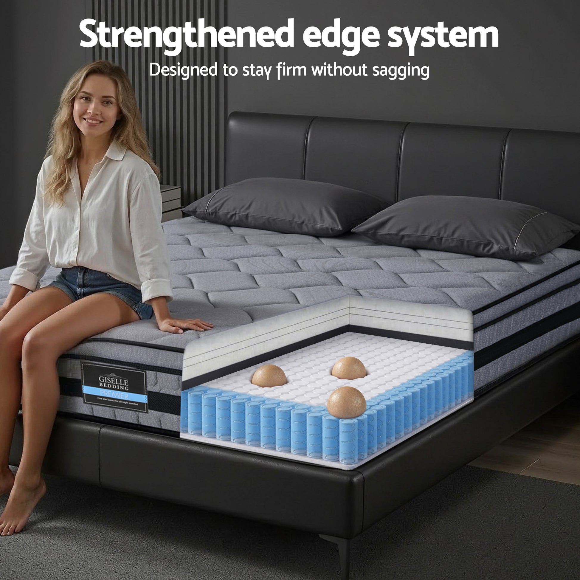 Stratos (Queen) Euro Top Mattress – 34cm - Homecoze