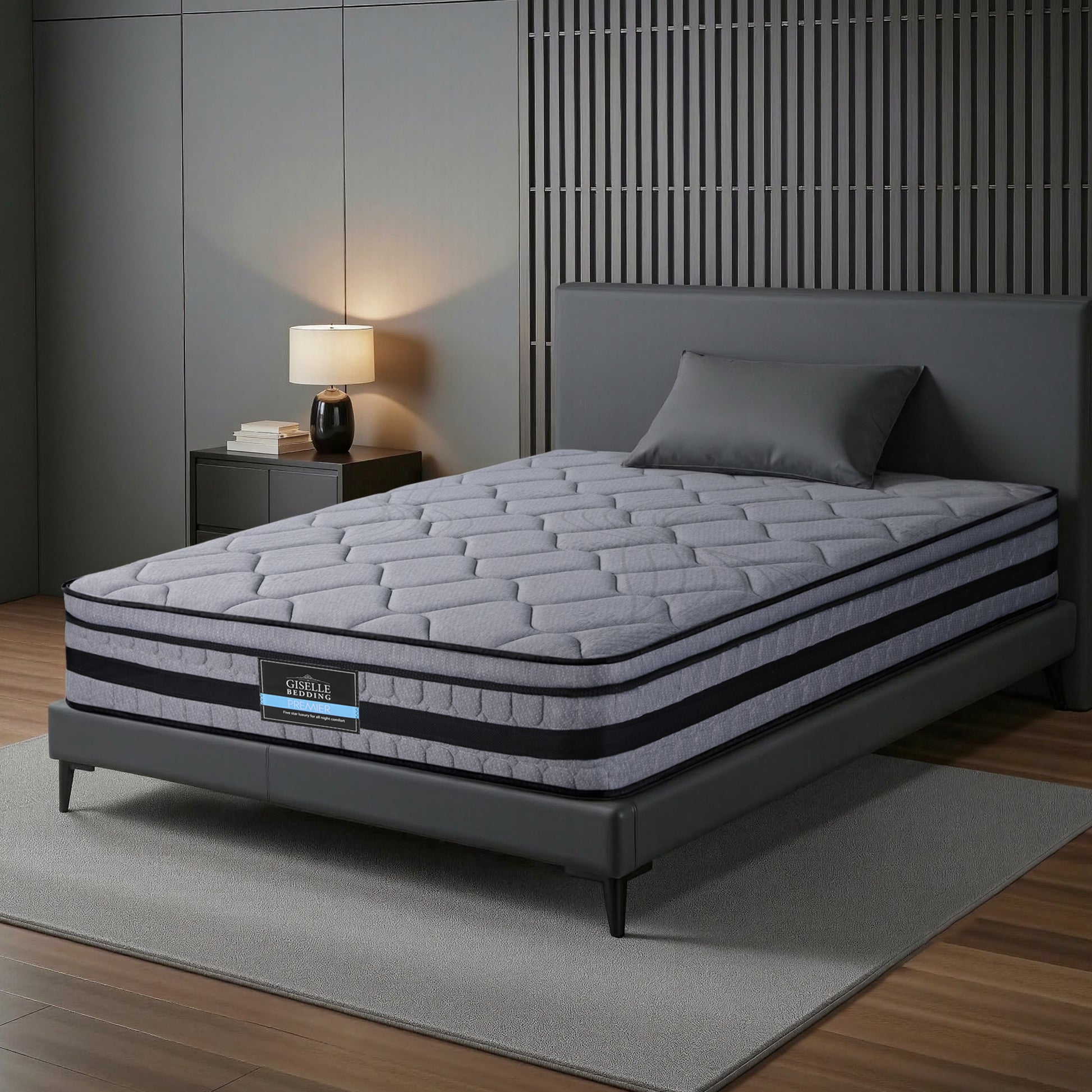 Giselle Bedding 34cm Single Mattress Hybrid, Pocket Spring Bed Mattress - Homecoze
