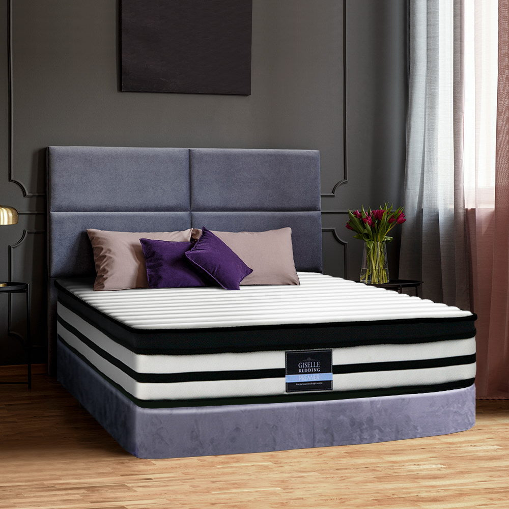 Solace (Double) Euro Top Pocket Spring Mattress | 27cm - Homecoze