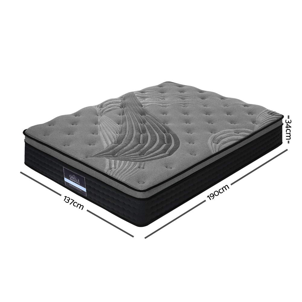 Elysium (Double) Plush Euro Top Mattress | 34cm - Homecoze
