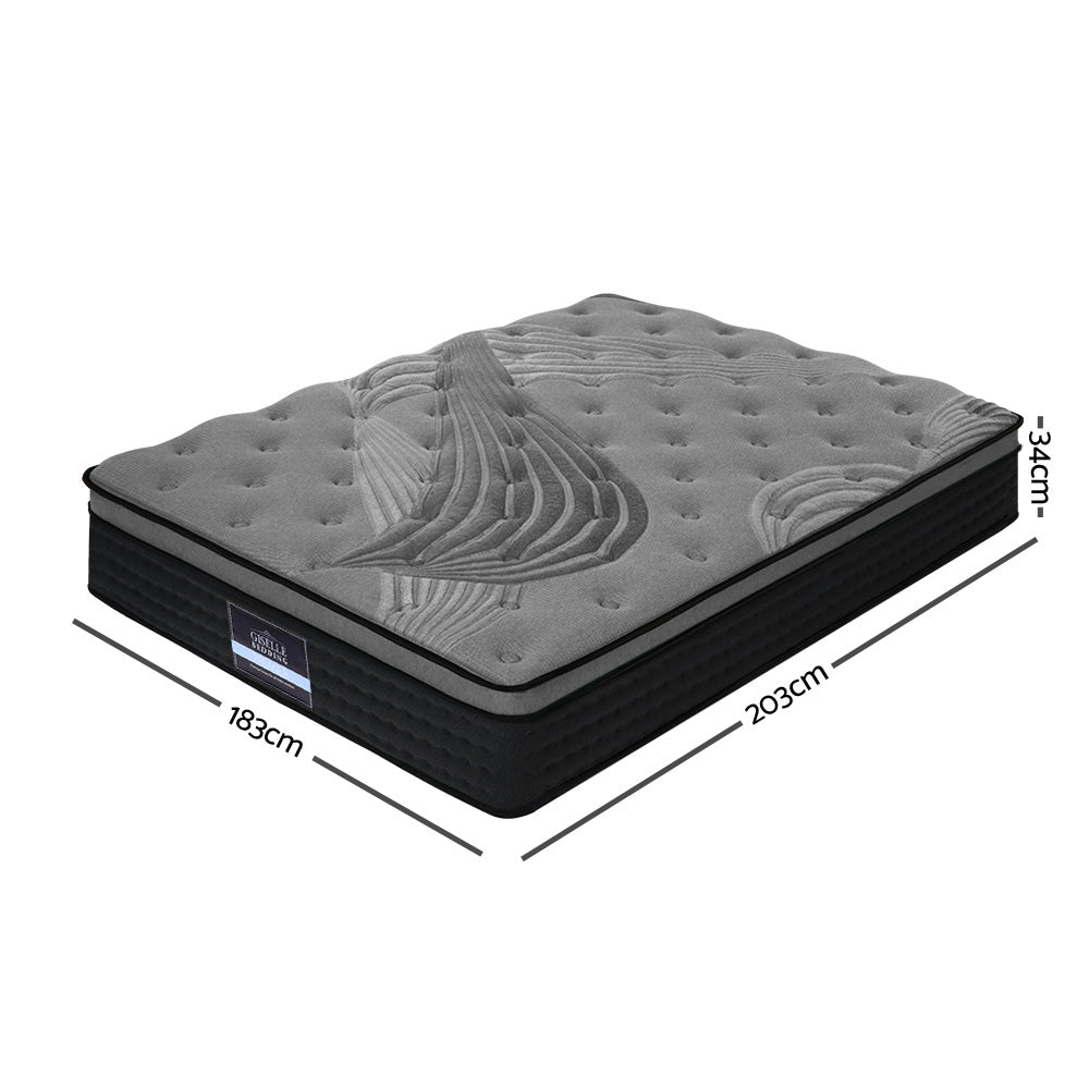 Elysium (King) Plush Euro Top Mattress | 34cm - Homecoze