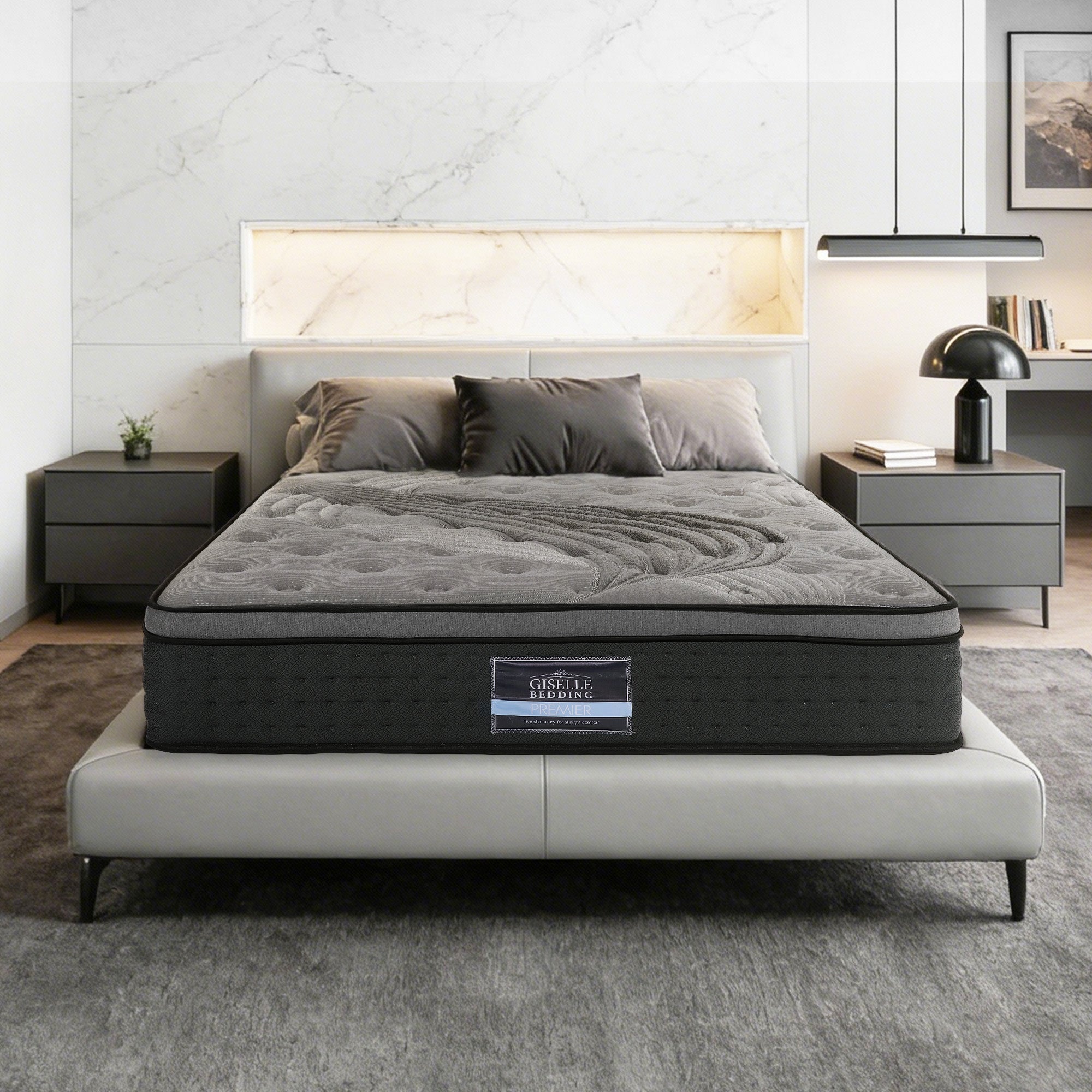 Elysium (King) Euro Top Pocket Spring Mattress – 34cm - Homecoze