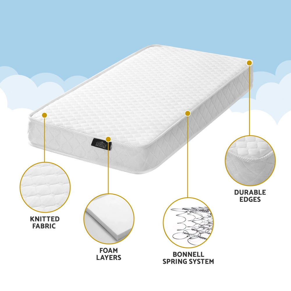 Baby Cot Infant Foam Spring Mattress - Homecoze