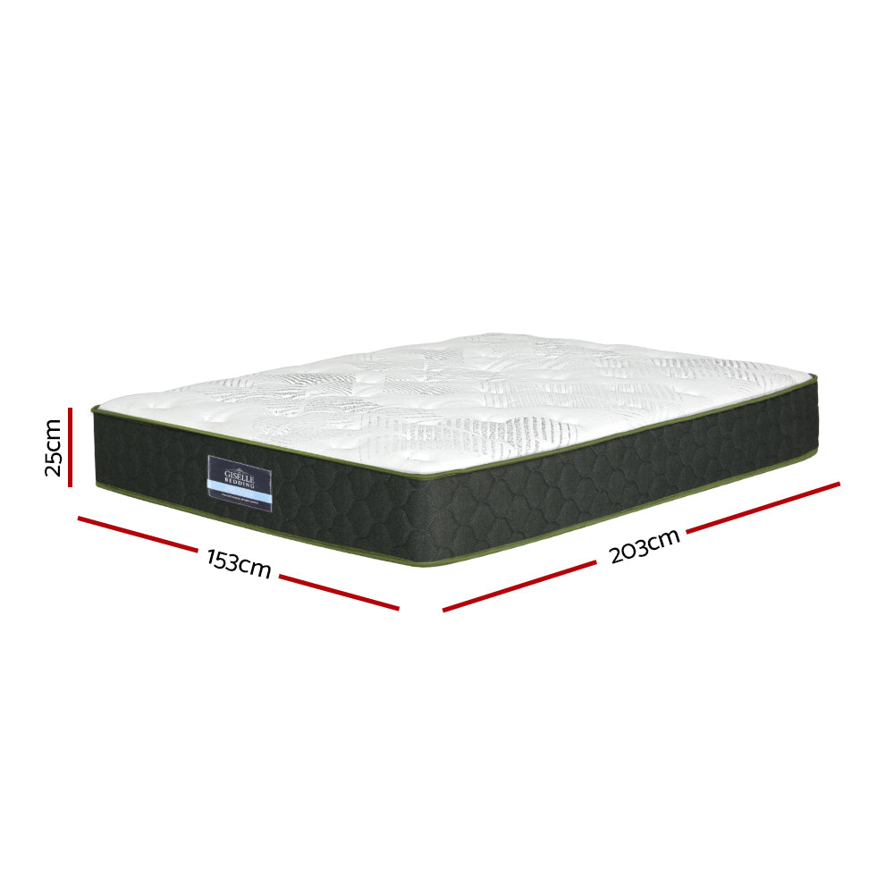 Cosmique (Queen) Green-Tea Pocket Spring Mattress | 25cm - Homecoze