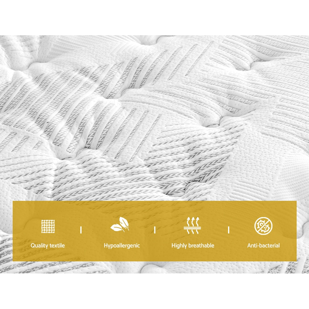 Cosmique (Queen) Green-Tea Pocket Spring Mattress | 25cm - Homecoze