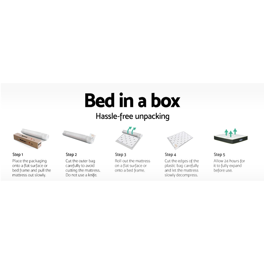 Cosmique (Single) Green-Tea Pocket Spring Mattress | 25cm - Homecoze