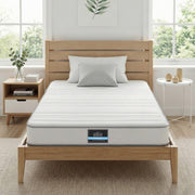 Giselle Single Mattress 20cm with Reinforced Edge Support Egg-Crate Foam - Homecoze