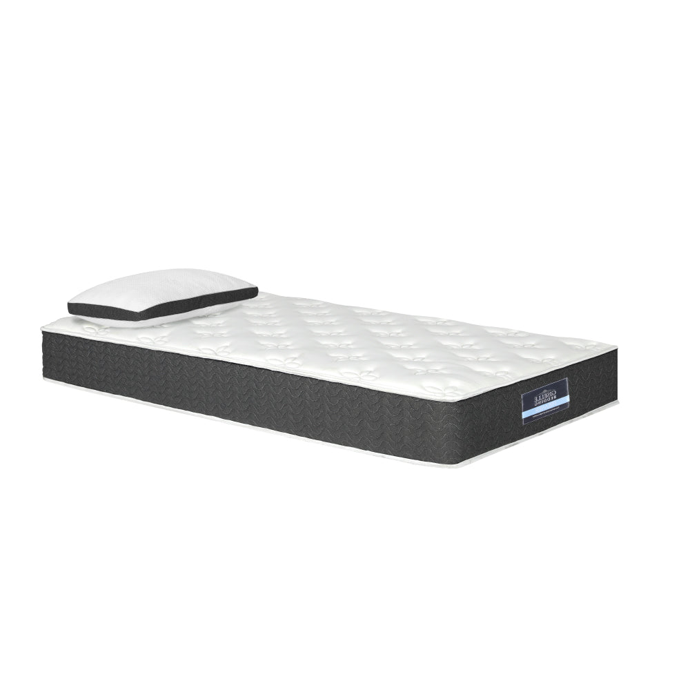 Aura (King Single) Pillow-Combo Pocket Spring Mattress | 18cm - Homecoze