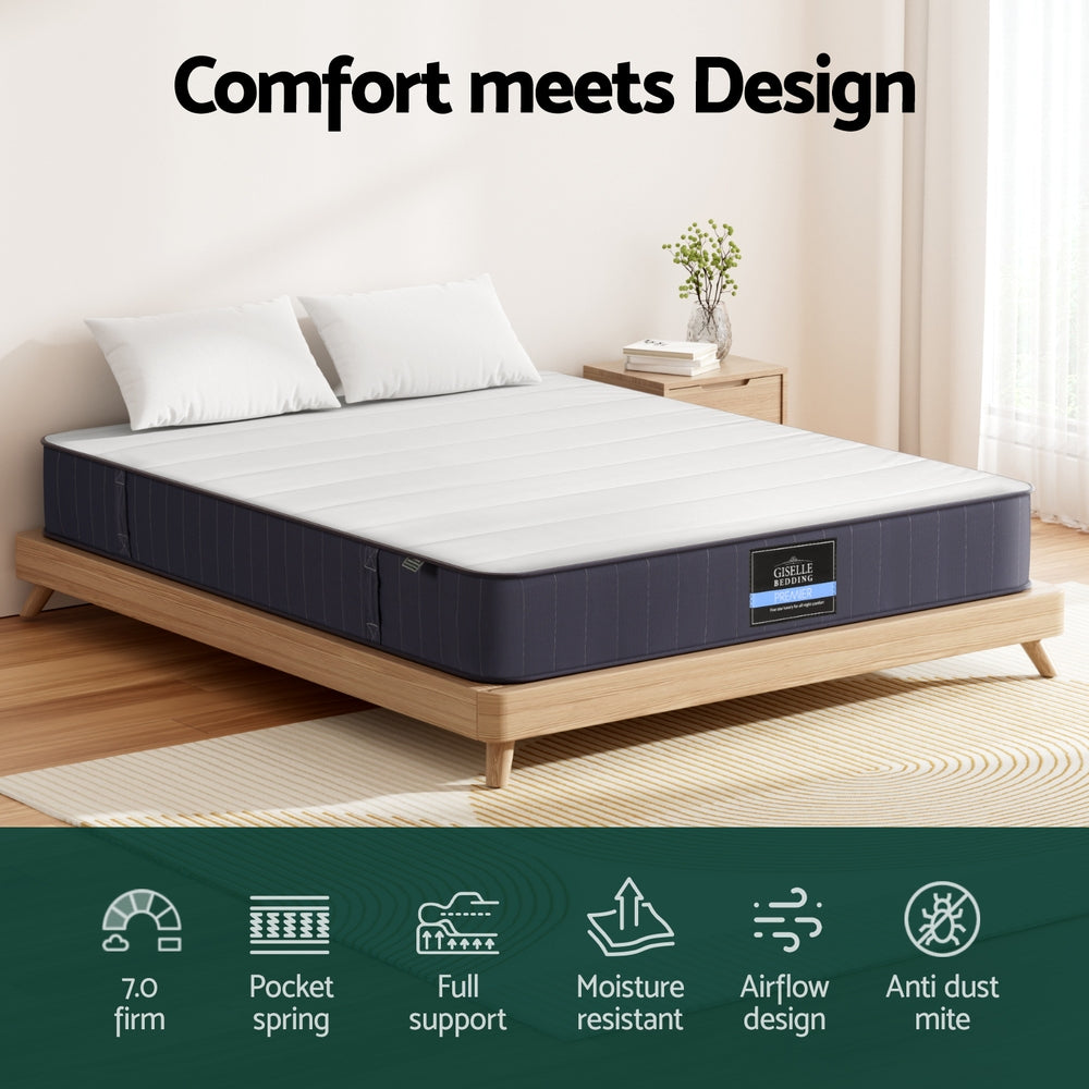 Altair (Queen) Pocket Spring Mattress | 20cm - Homecoze