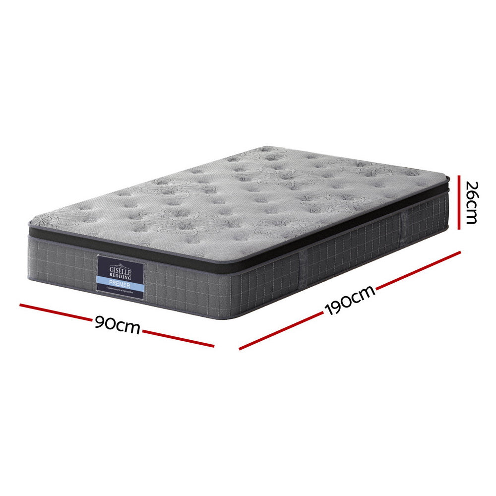 Aetheris (Single) Euro Top Mattress | 26cm - Homecoze