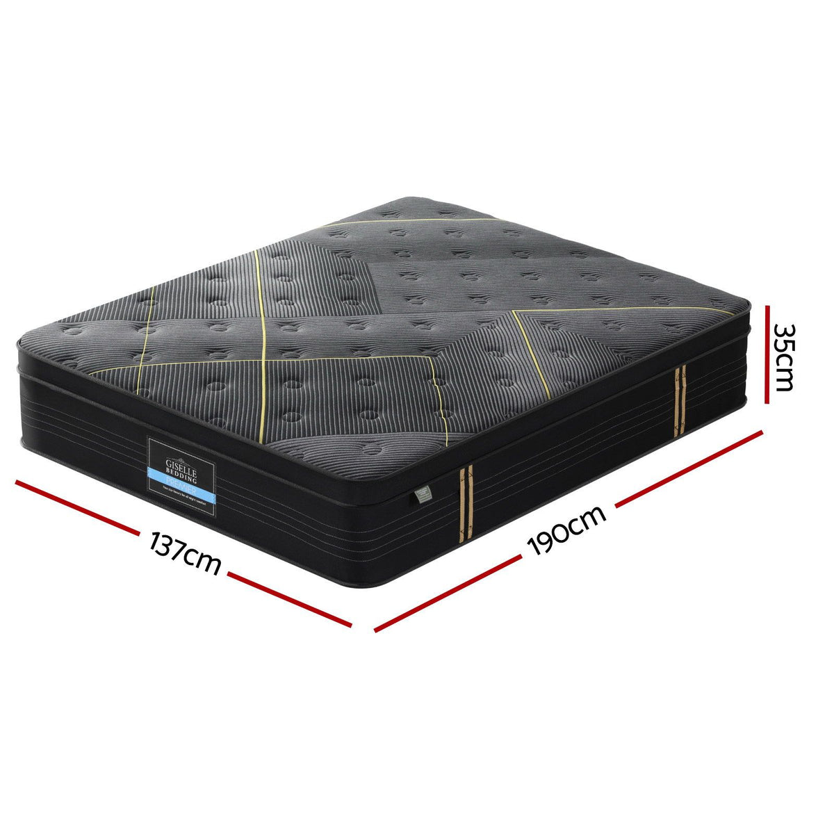 Obsidian (Double) Euro Top Mattress – 35cm