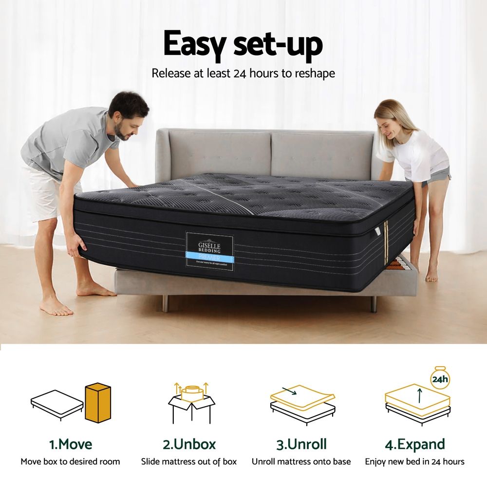 Obsidian (Double) Euro Top Mattress – 35cm