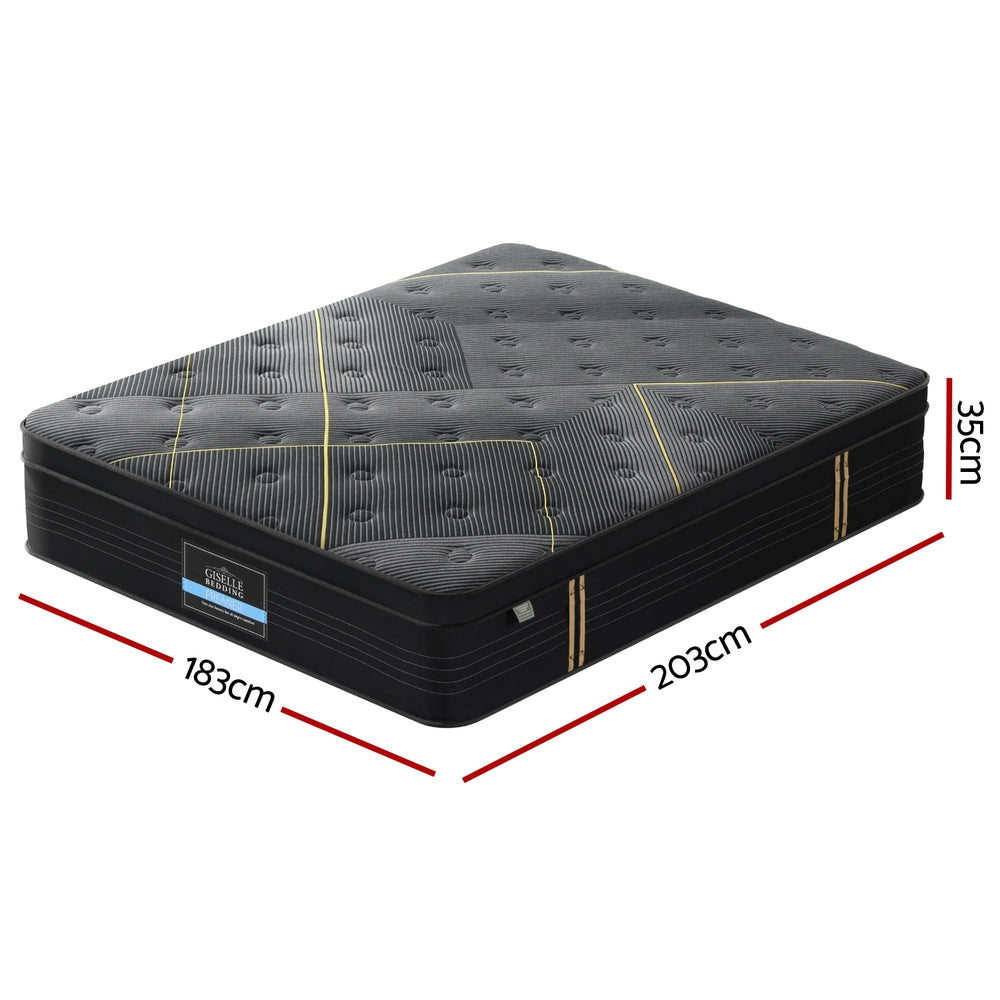 Obsidian (King) Euro Top Mattress | 35cm - Homecoze