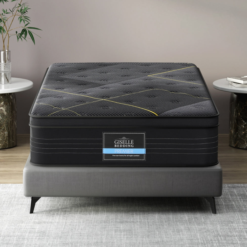 Obsidian (King Single) Euro Top Mattress | 35cm - Homecoze