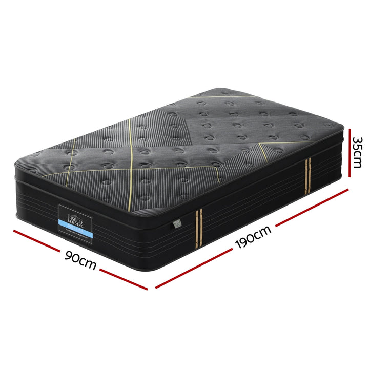 Obsidian (Single) Euro Top Mattress | 35cm - Homecoze
