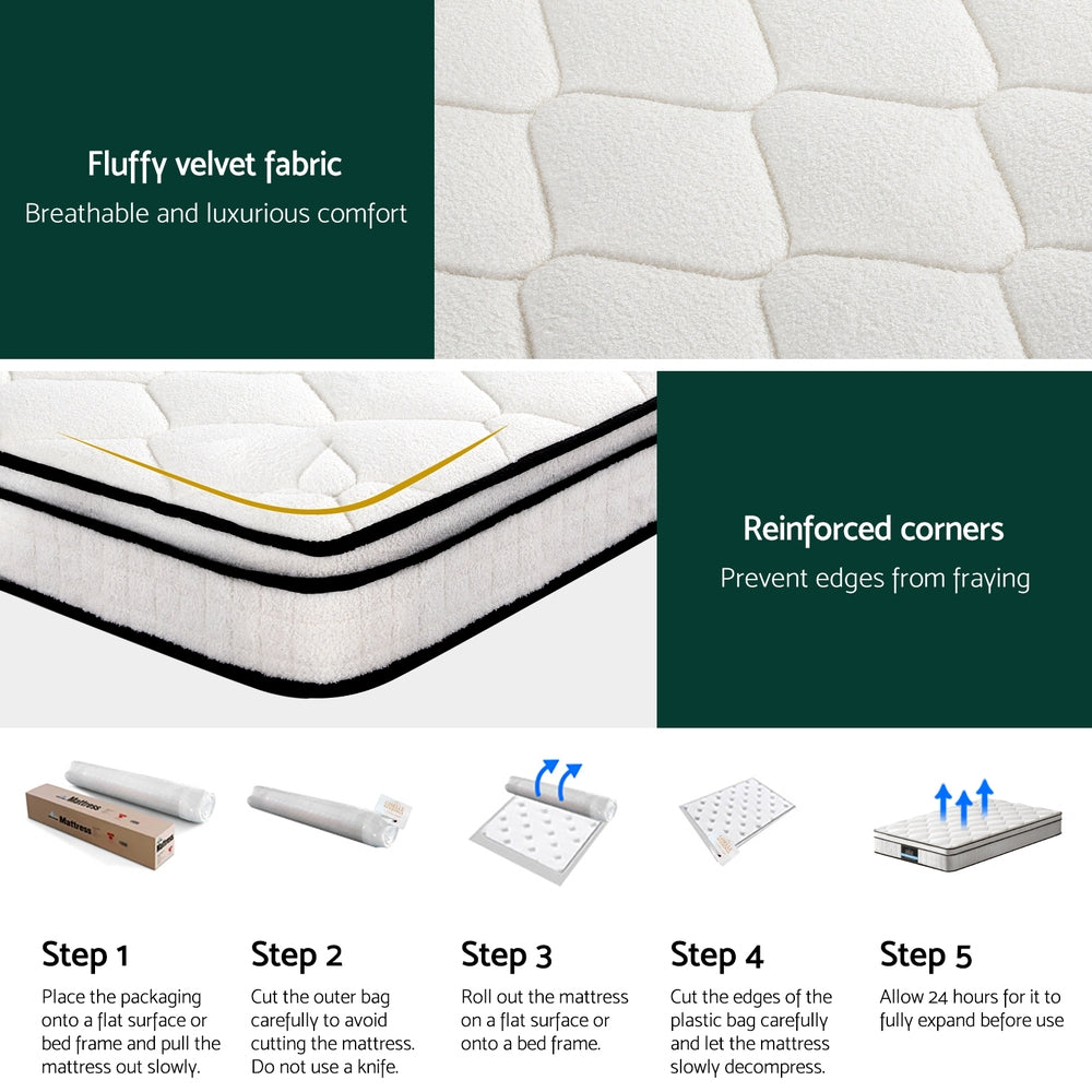 22cm Giselle Mattress KS Size - Homecoze