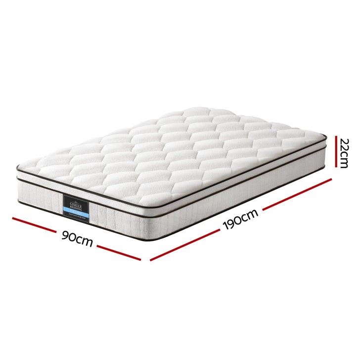 22cm Giselle Mattress Single Size - Homecoze