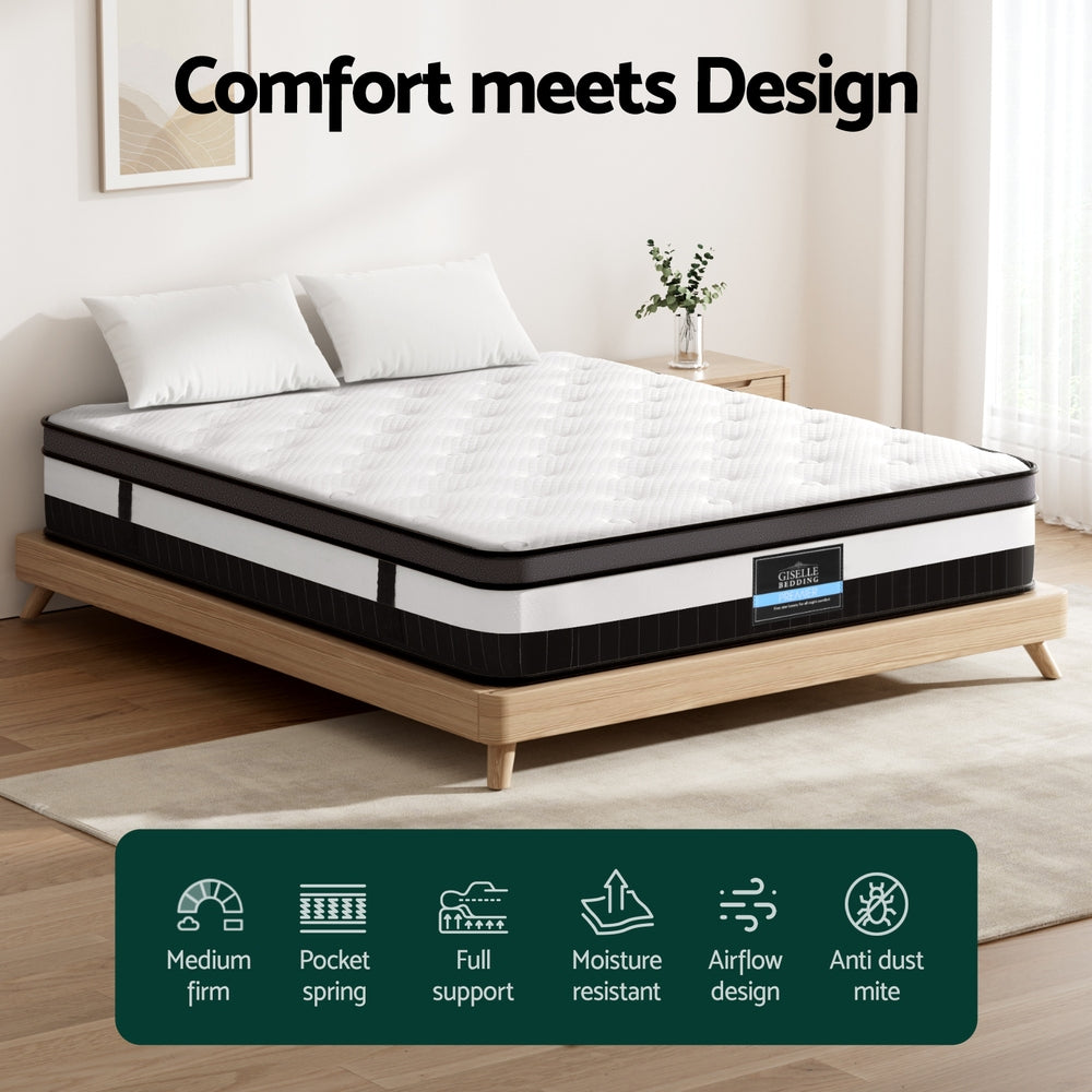30cm Giselle Mattress King Size - Homecoze