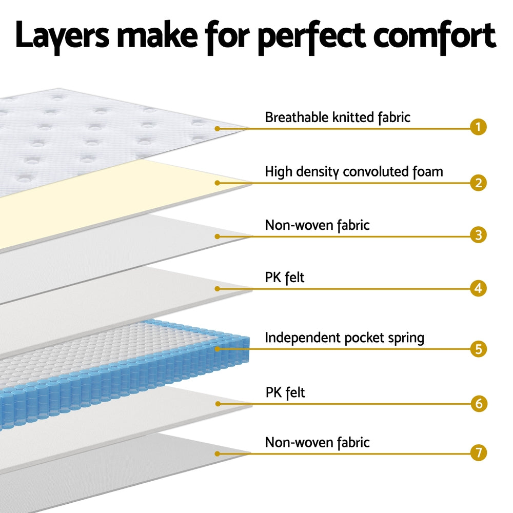 30cm Giselle Mattress King Size - Homecoze