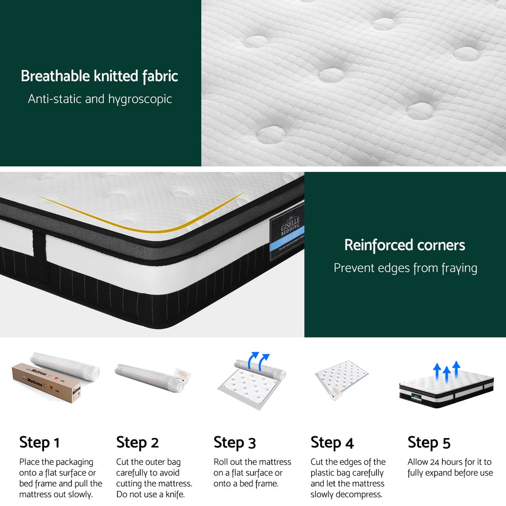 30cm Giselle Mattress Single Size - Homecoze