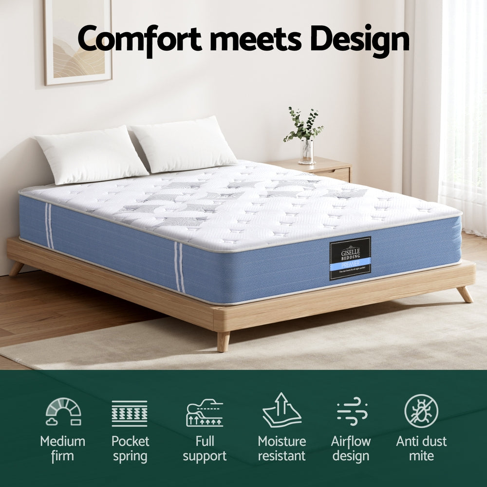 Cryonis (Double) Pocket Spring Mattress | 25cm - Homecoze
