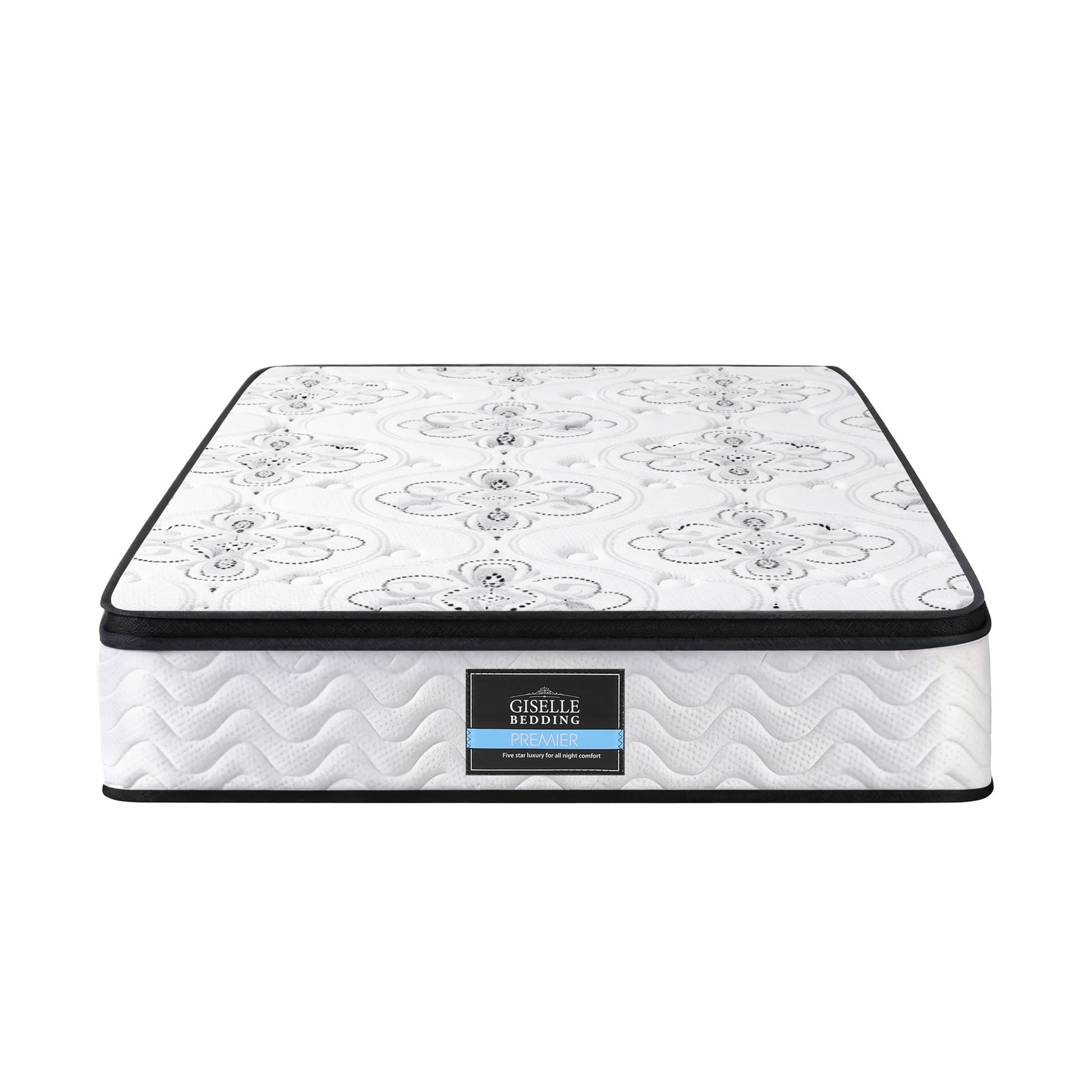 Giselle Bedding 30cm Mattress Pocket Spring Medium Firm Foam Euro Top Single - Homecoze