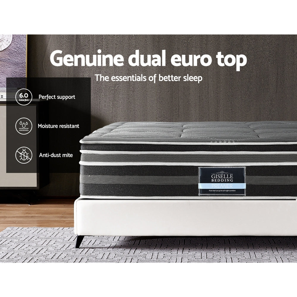 Apollo (Queen) Dual Euro Top Mattress | 35cm - Homecoze