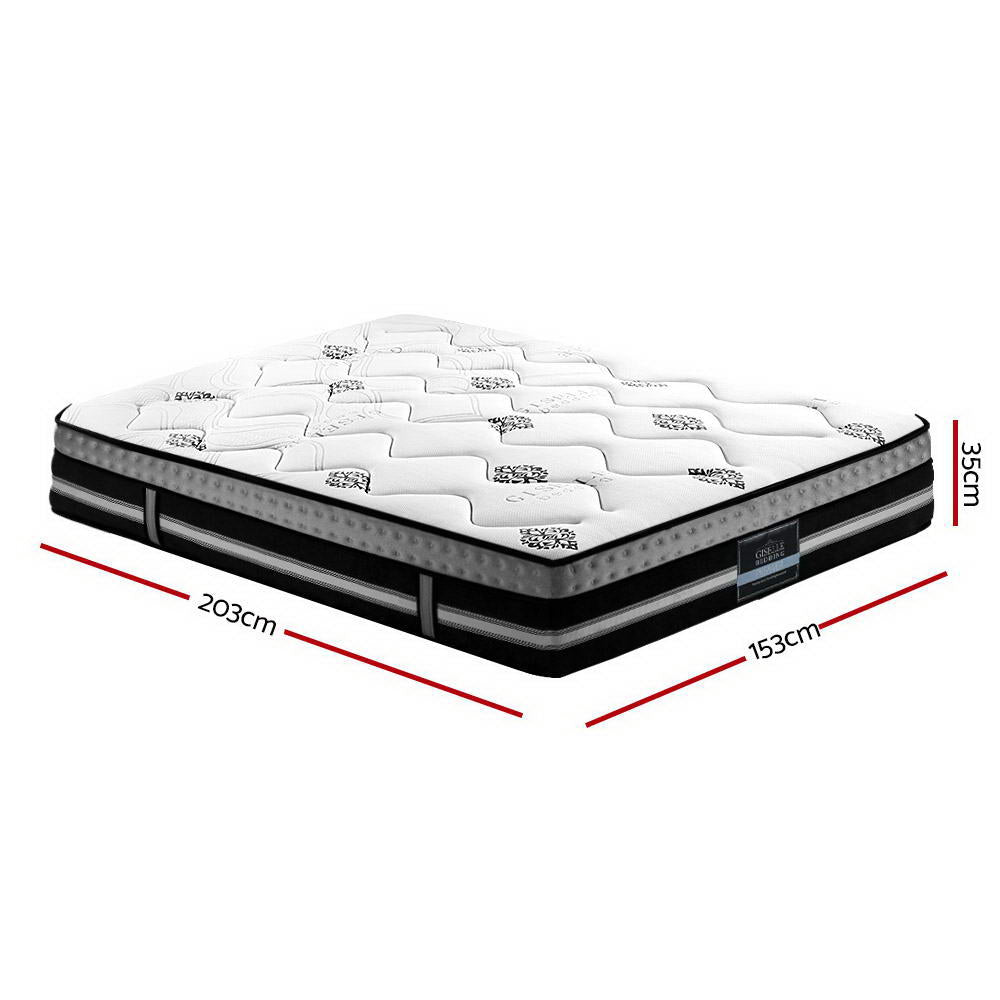 Galaxy (Queen) Cool Gel Euro Top Mattress | 35cm - Homecoze