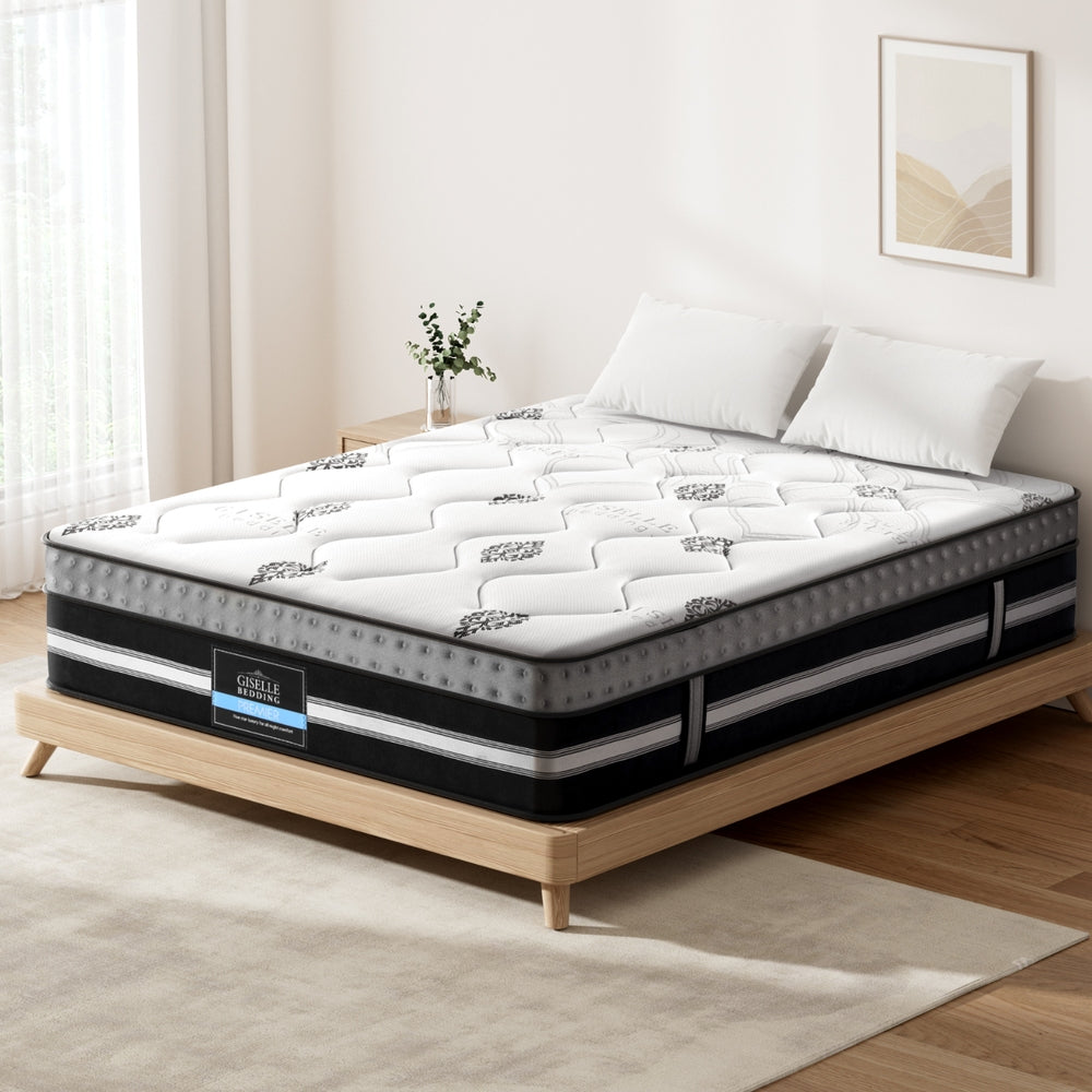 Galaxy (Queen) Cool Gel Euro Top Mattress – 35cm - Homecoze