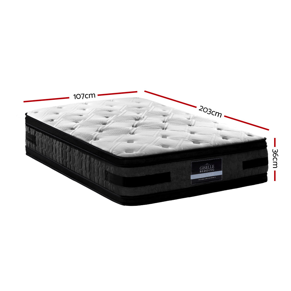 Titan (King Single) Cool Gel Euro Top Mattress | 36cm - Homecoze