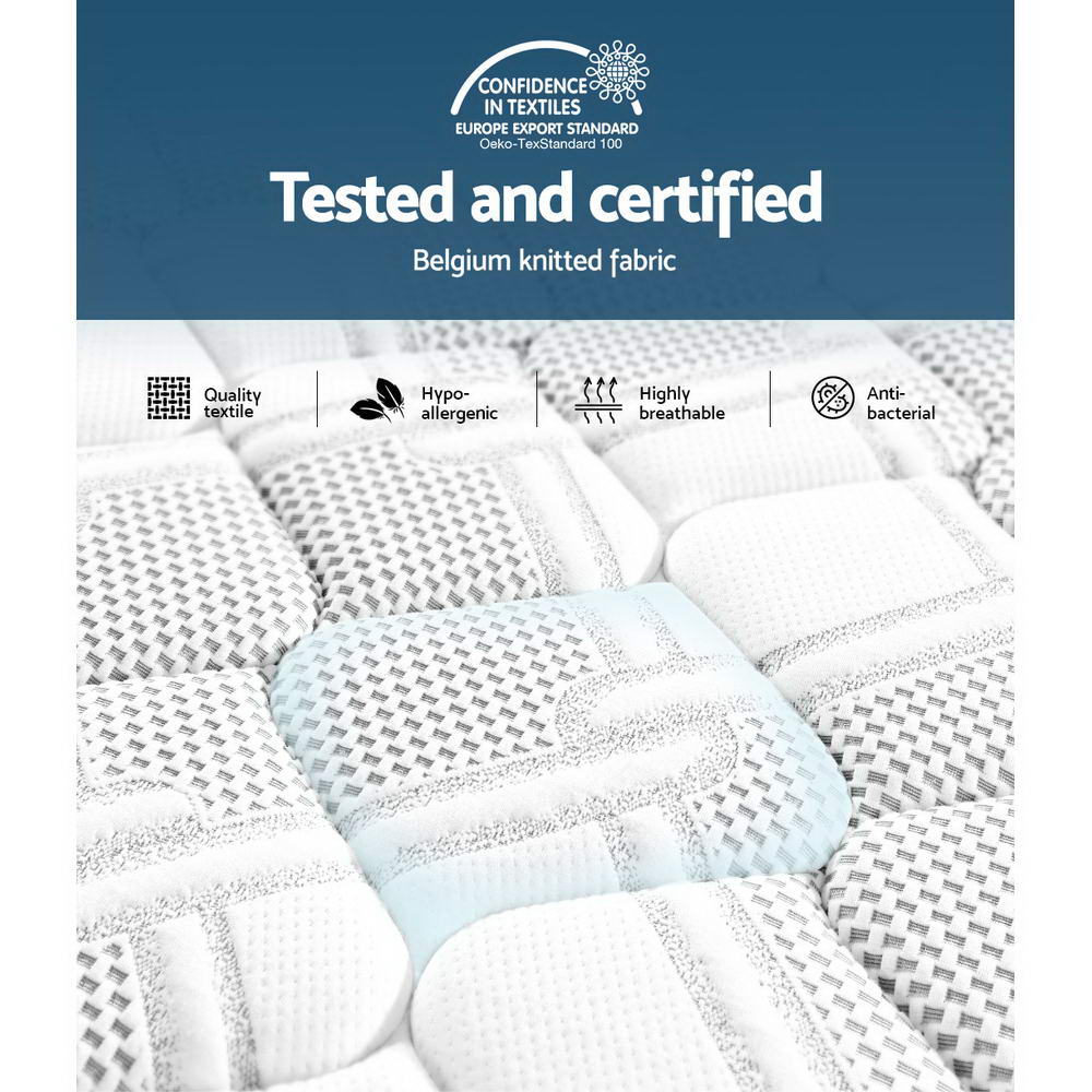 Titan (King Single) Cool Gel Euro Top Mattress | 36cm - Homecoze