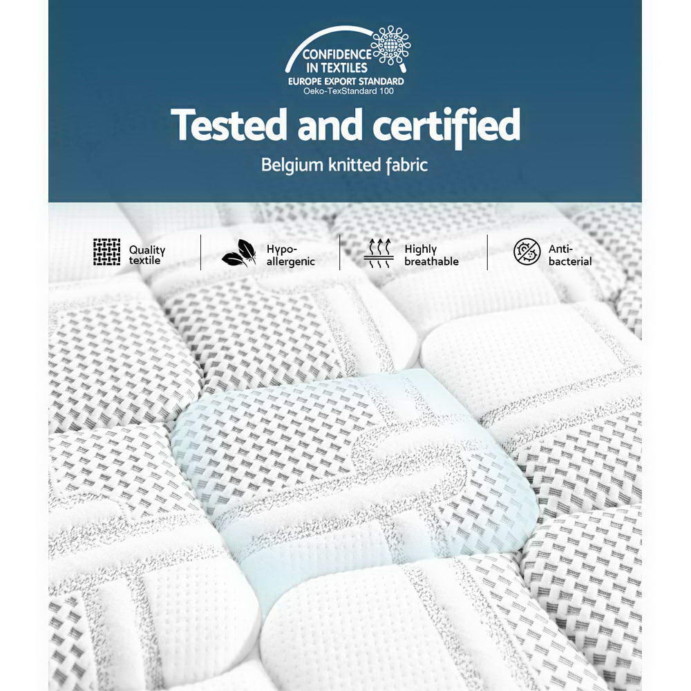 Titan (Queen) Cool Gel Euro Top Mattress | 36cm - Homecoze