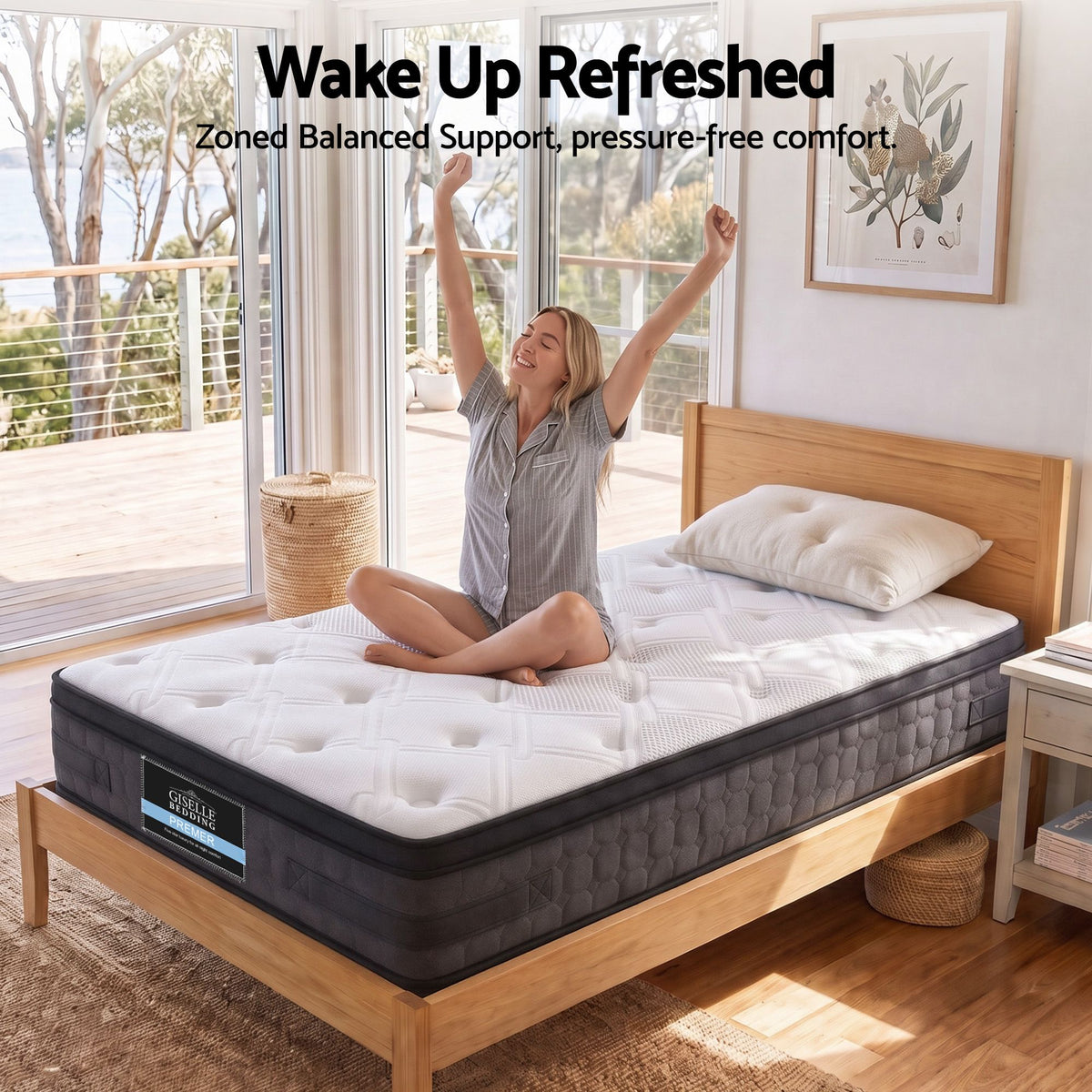 Titan (Single) Cool Gel Euro Top Mattress – 36cm