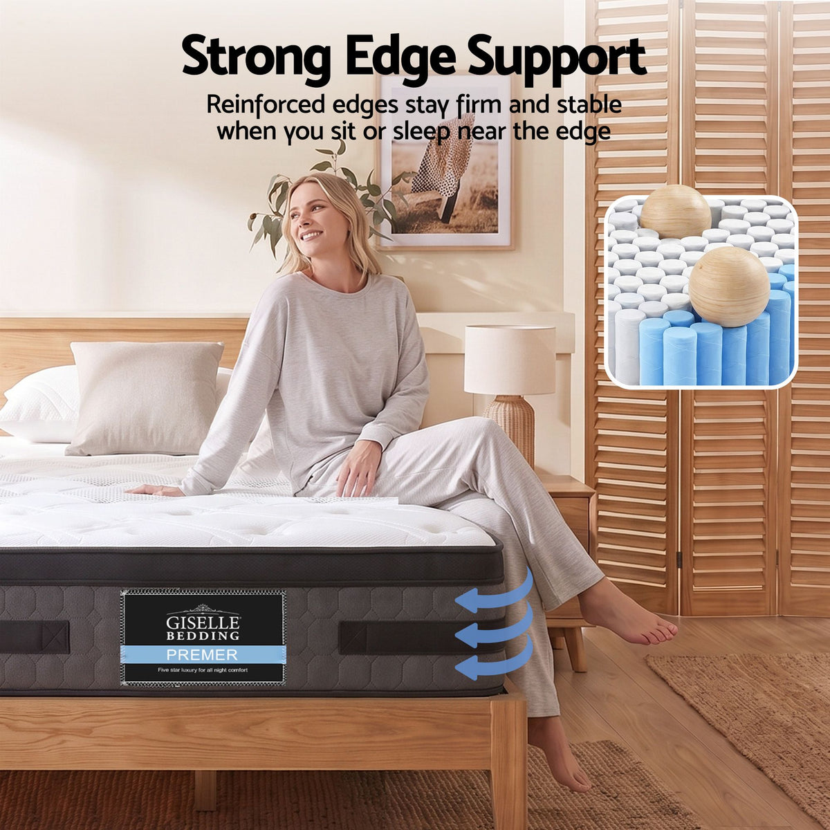 Titan (Single) Cool Gel Euro Top Mattress – 36cm